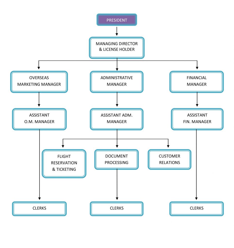 Manpower Organization Chart